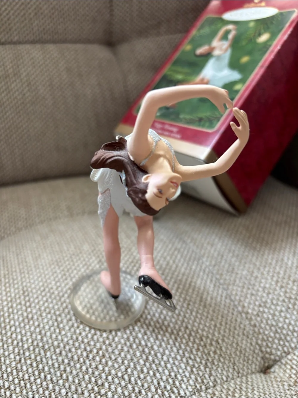 Peggy Flemming Christmas ornament from Hallmark